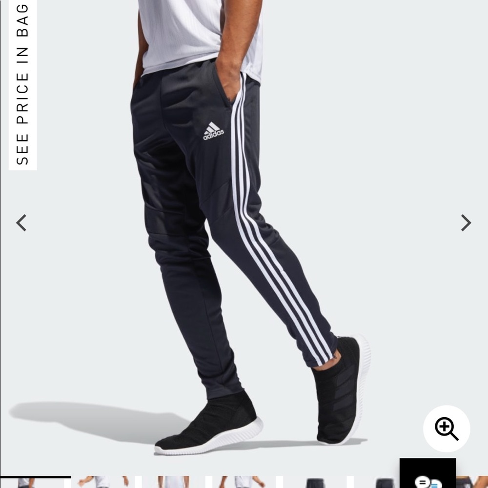 Dark grey Adidas trainers